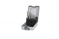 TAPPEN SET HSS DOORLOPENDE GATEN 7-DELIG M3-M12 (1ST)