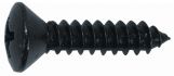 tapping screw raised countersunk head din 7983ch ph black 29x13 20pcs