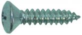tapping screw raised countersunk head din 7983ch ph zinc plated 29x65 100pcs