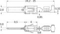 terminal male junior power timer 0510mm 10pc