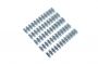 TERMINAL STRIP WHITE 5A 4.0MM² (5PCS)