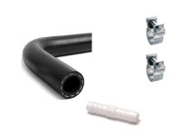 TUYAU DE CARBURANT 3,2MM TRESSÉ (1MTR) INCLUANT COLLIERS ET CONNECTEUR (SET)