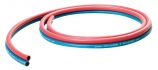 twin hose acetoxy 9x6mm redblue iso 3821 1pc