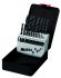 twist drill set hss forged 19piece 1pc