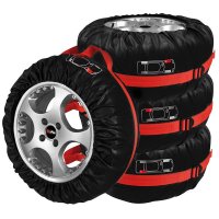 TYRE COVERS SET OF 4 PIECES IN BAG (1PC)