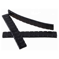 UNIMOTIVE ADHESIVE WEIGHTS BLACK COATED 12X5G (STRIP 60G) NORMAL TAPE (50PCS)