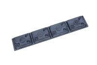UNIMOTIVE ADHESIVE WEIGHTS PB(LEAD) TRUCK 4X25G (25PCS)