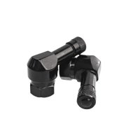 UNIMOTIVE CLAMP-IN VALVE MOTORBIKE (L=25MM) HOLE 11,5MM 84° BLACK (1PC)