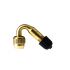 unimotive truck valve 45dgr brass extension 1pc