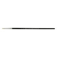 UNIVERSAL PAINT BRUSH, 0, BLACK PAINTED, WHITE PIG HAIR (1PC)