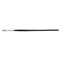UNIVERSAL PAINT BRUSH, 4, BLACK PAINTED, WHITE PIG HAIR (1PC)
