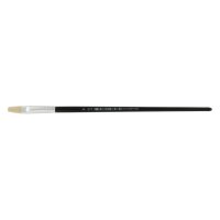 UNIVERSAL PAINT BRUSH, 8, BLACK PAINTED, WHITE PIG HAIR (1PC)