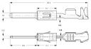 vag connector terminal 15 male 0510mm 10pcs
