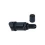 VALVE DE BASE TPMS CUB ALUMINIUM NOIR (1PC)