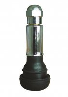 VALVE TUBELESS TR412 (LONGUEUR=33MM) MANCHON CHROMÉ (1PC) VALVE TUBELESS TR412 (LONGUEUR=33MM) MANCHON CHROMÉ (1PC)