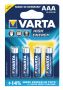 VARTA BATTERIE À HAUTE ÉNERGIE AAA BL4 (1PC)