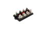 VTE 738834N0N14 DUAL 4 POINT TERMINAL BUSBAR BLACK VTE 738834N0N14 DUAL 4 POINT TERMINAL BUSBAR BLACK