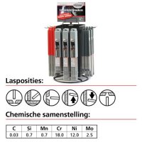 WELDING ELECTRODES 316 LSI Ø 3.25X3050MM (18 PCS)