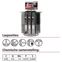 WELDING ELECTRODES E 7018 Ø 2.50X350MM/2 (5 PCS) WELDING ELECTRODES E 7018 Ø 2.50X350MM/2 (5 PCS)