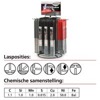 WELDING ELECTROTES NI-FE CAST IRON Ø 3.25X350MM (20 PCS)