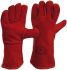 welding gloves leather 35cm 1 pair 1pc