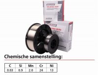 WELDING WIRE STAINLESS STEEL 309 LSI Ø 0.8MM 15KG (1PC)