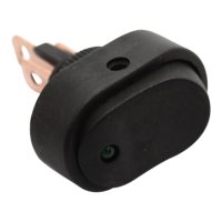 WIPSCHAKELAAR ON/OFF OVAAL 12V 16A , 12V GROEN LED (1ST) WIPSCHAKELAAR ON/OFF OVAAL 12V 16A , 12V GROEN LED (1ST)