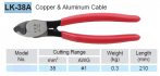 wire cutter for copper wire up to 38mm2 1pc