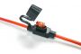 ZEKERINGHOUDER STEEKZEKERING MINI RODE DRAAD 2.5MM (1ST)