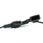 ZEKERINGHOUDER STEEKZEKERING MINI ZWARTE DRAAD 1.5MM (25ST)